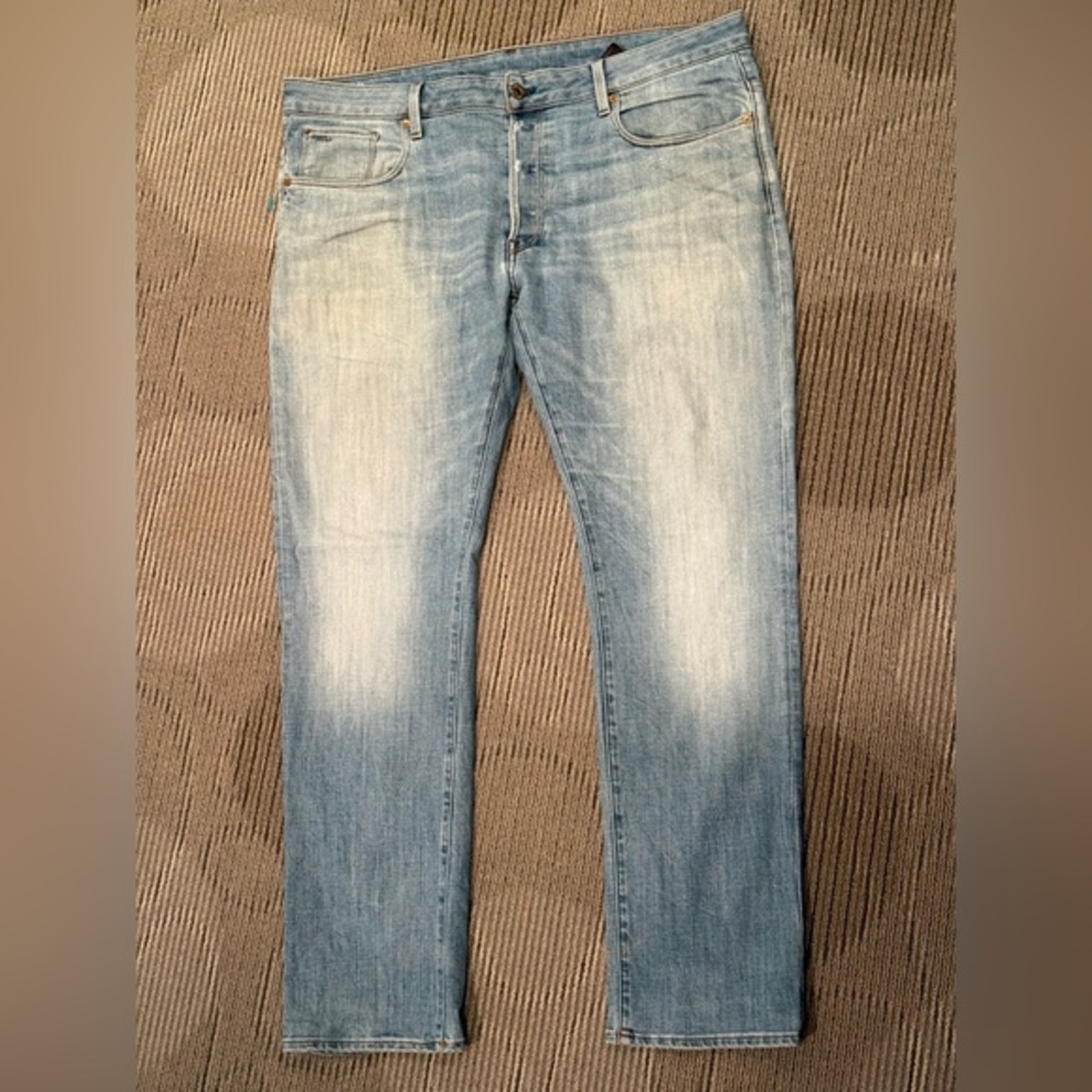 G-Star Relaxed Fit Men’s Jeans in Light Blue